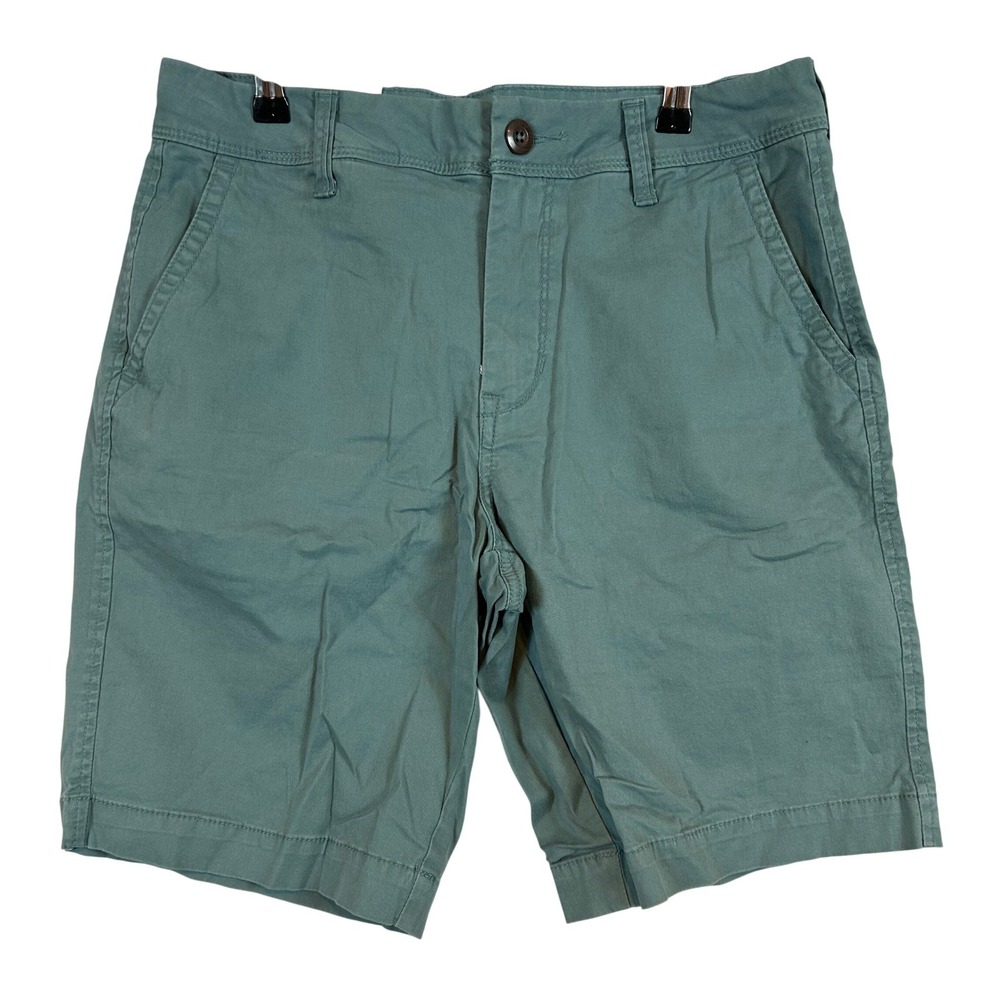 NWT Aeropostale Mens Classic Short 9.5" Chino Teal Green Size 29 Resortware